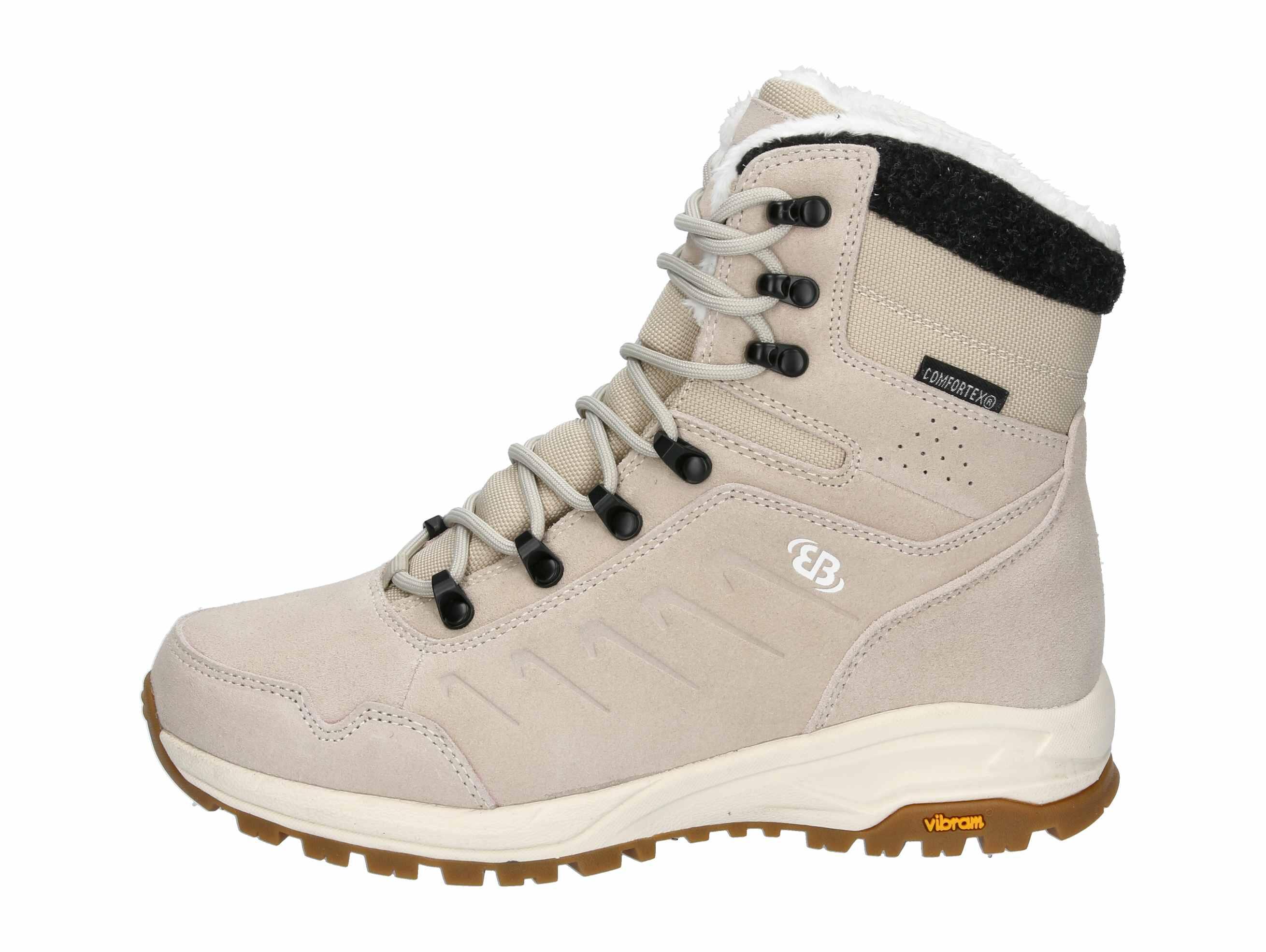 Brütting Niara Women's Waterproof Winter Boots, Velour Leather, Vibram Outsole 2/6