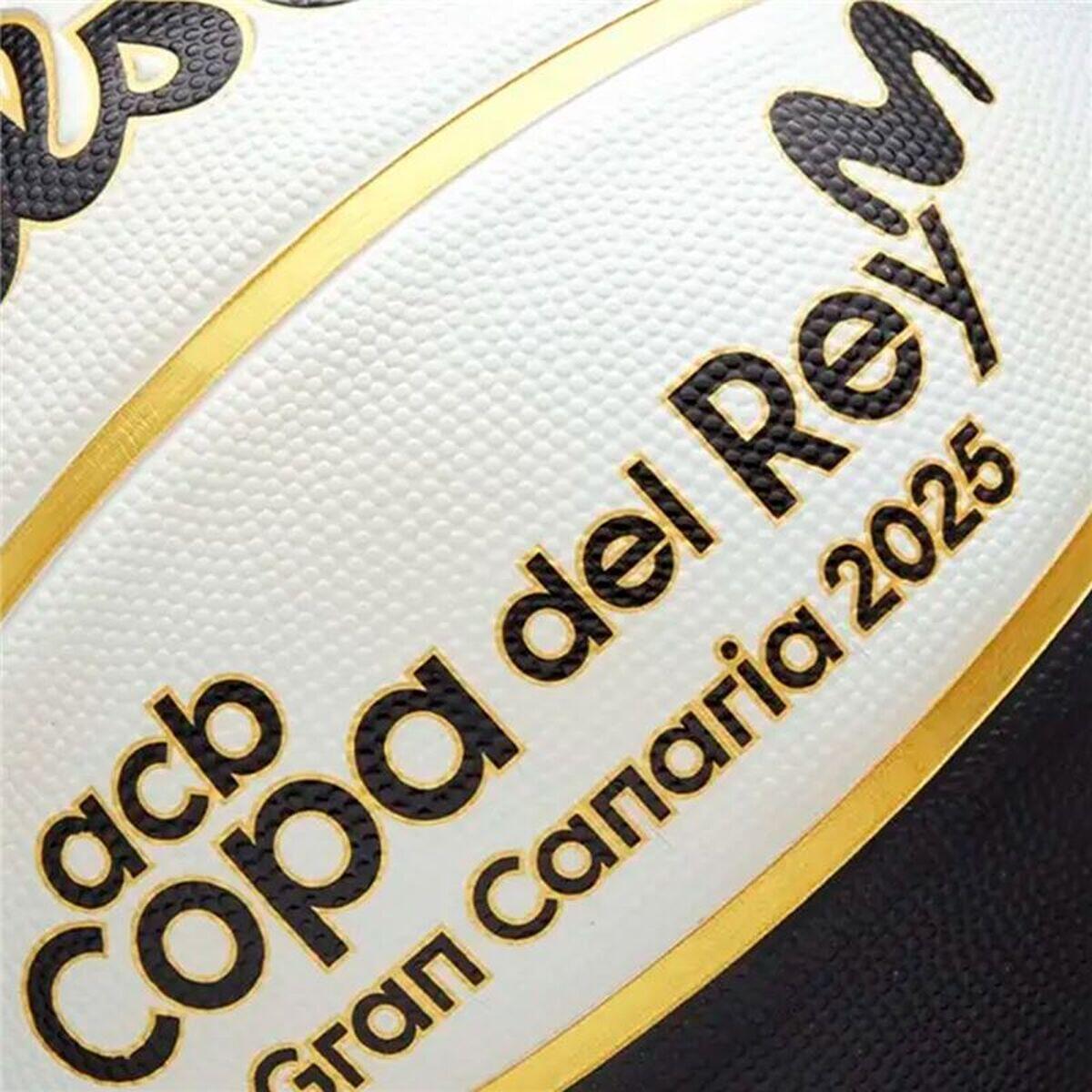 Balón de Baloncesto Baloncesto WILSON Copa del Rey Blanco 3/4