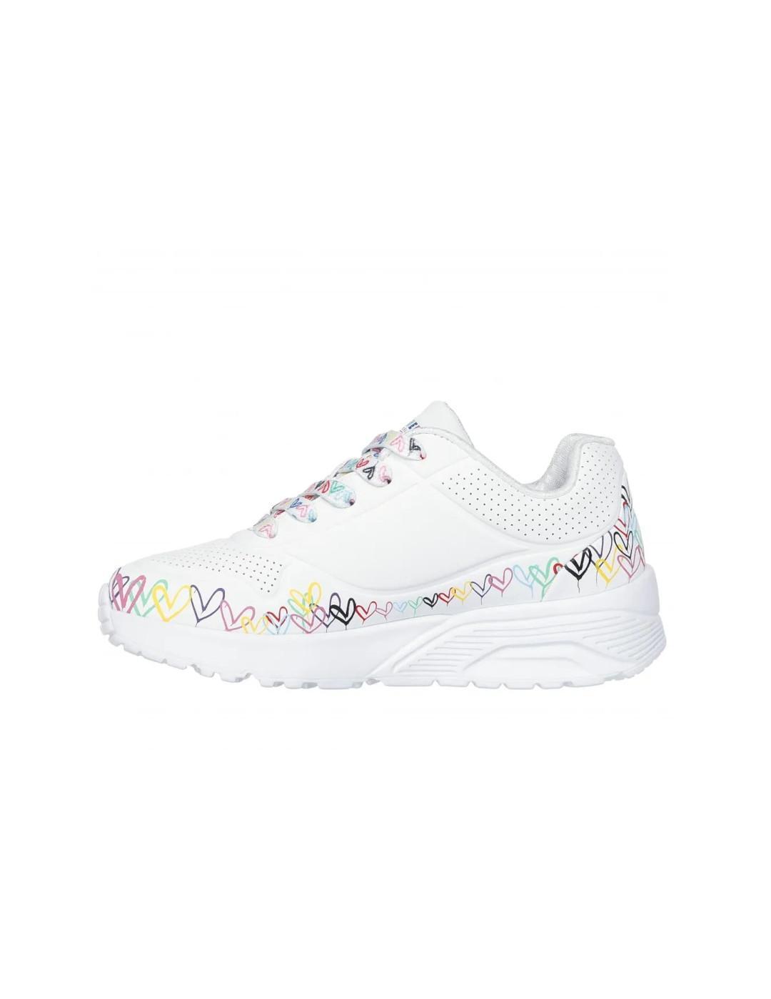 Chaussures pour enfant Skechers Uno lite Multicolore. 3/4