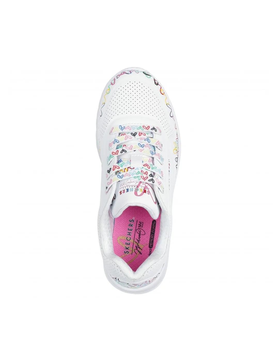 Chaussures pour enfant Skechers Uno lite Multicolore. 4/4