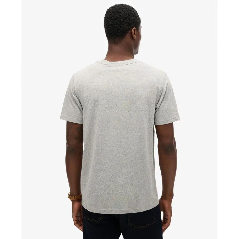 T-Shirt Gris Homme Superdry Vl M1012216A 4/6