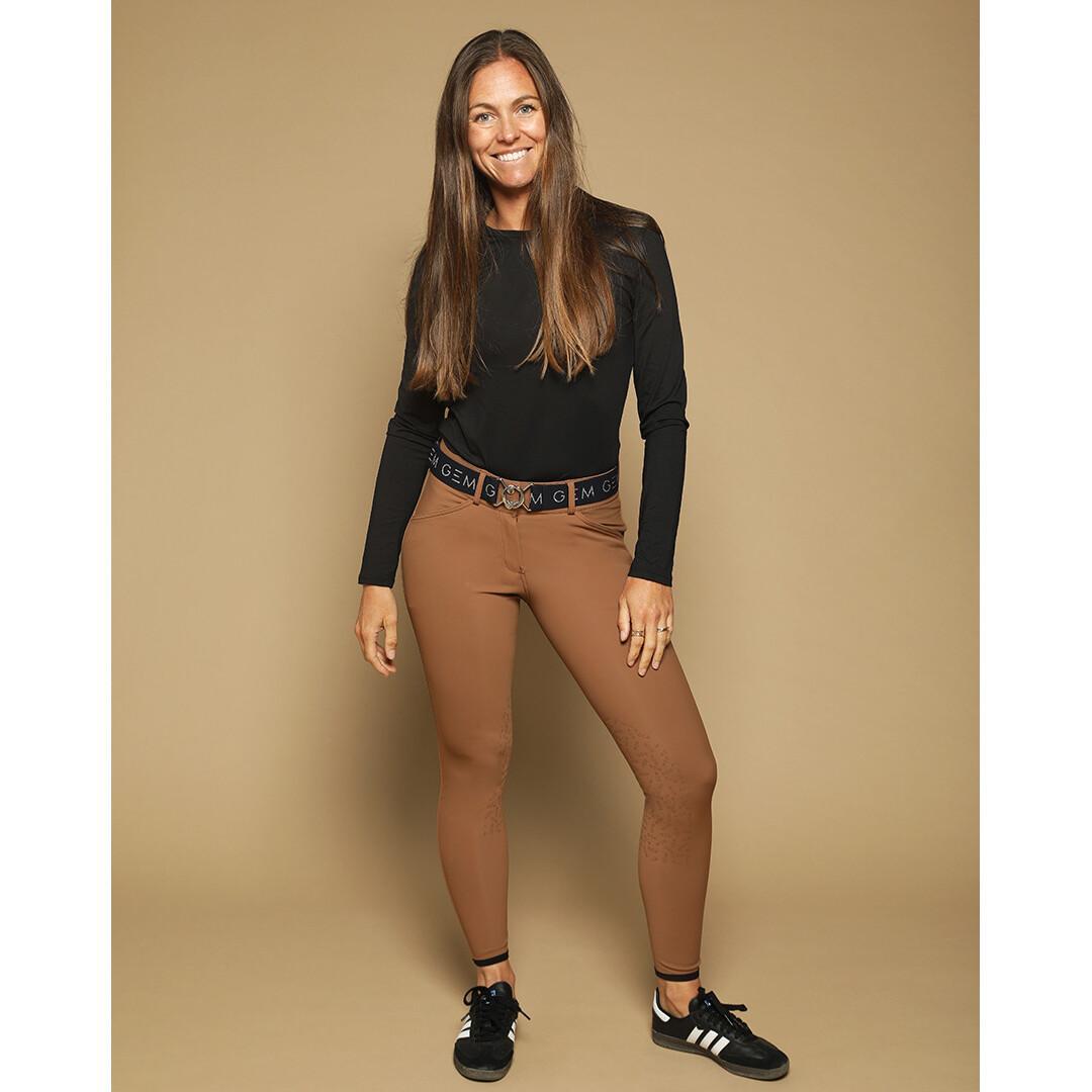 Pantalon équitation femme GEM John Full-grip 2/6