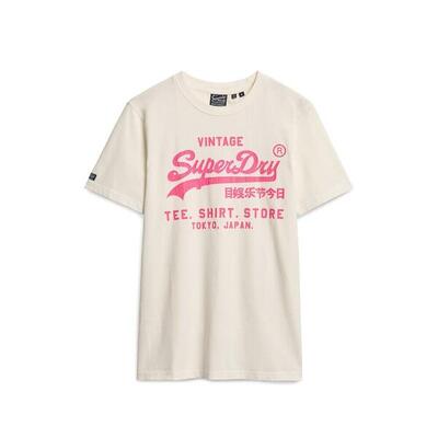 T-shirt met patroon superdry neon vintage logo