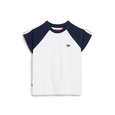 Retro logo t-shirt voor dames superdry essential