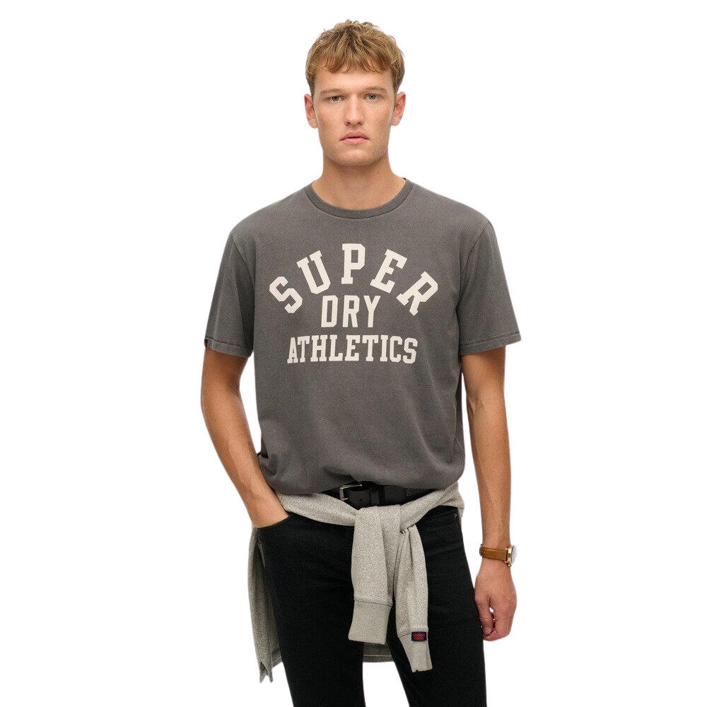 Chemise Sport Superdry Homme Taille S - Coton, Logo, Manches Longues, Très Bon état Occasion