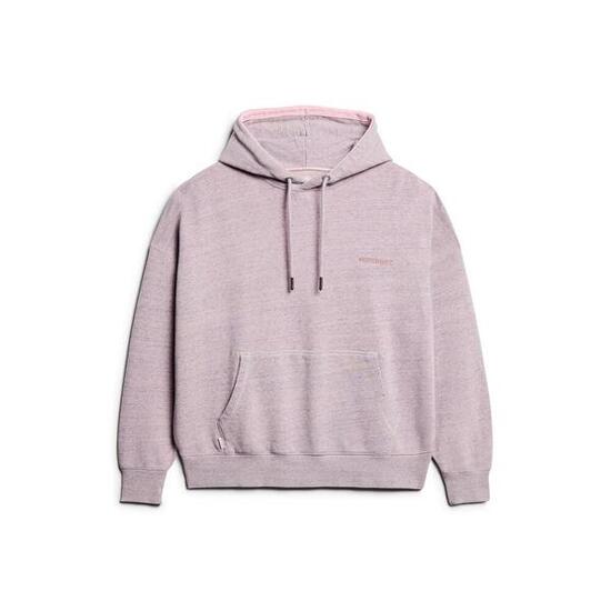 Überfärbter Kapuzenpullover für Damen Superdry Logo Essential