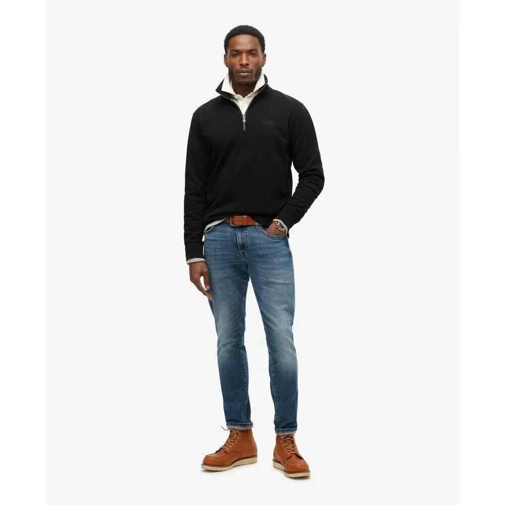 Sweatshirt mit Reißverschlusskragen Superdry Essential Logo Henley 3/6