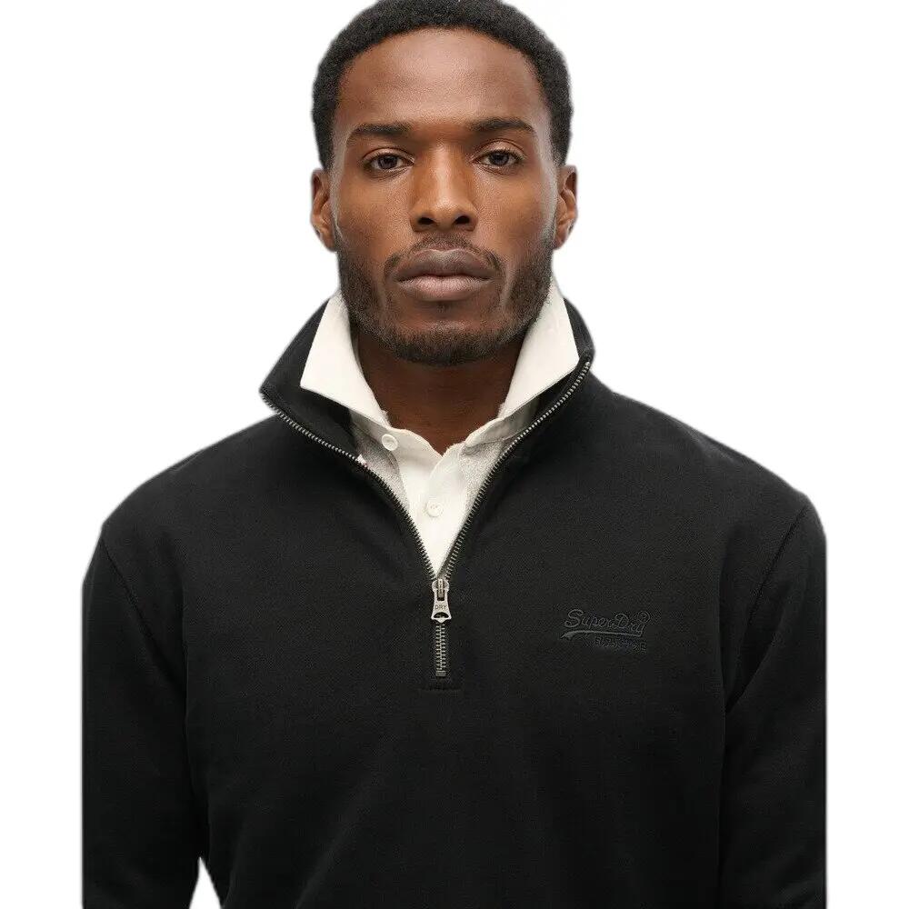 Sweatshirt mit Reißverschlusskragen Superdry Essential Logo Henley 5/6