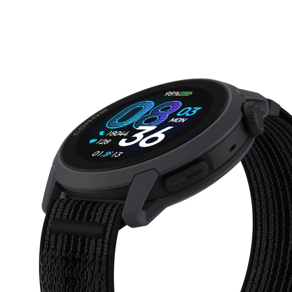 Relógio desportivo GPS PACE 4 com bracelete de nylon Preto corrida Preto Coros 3/3