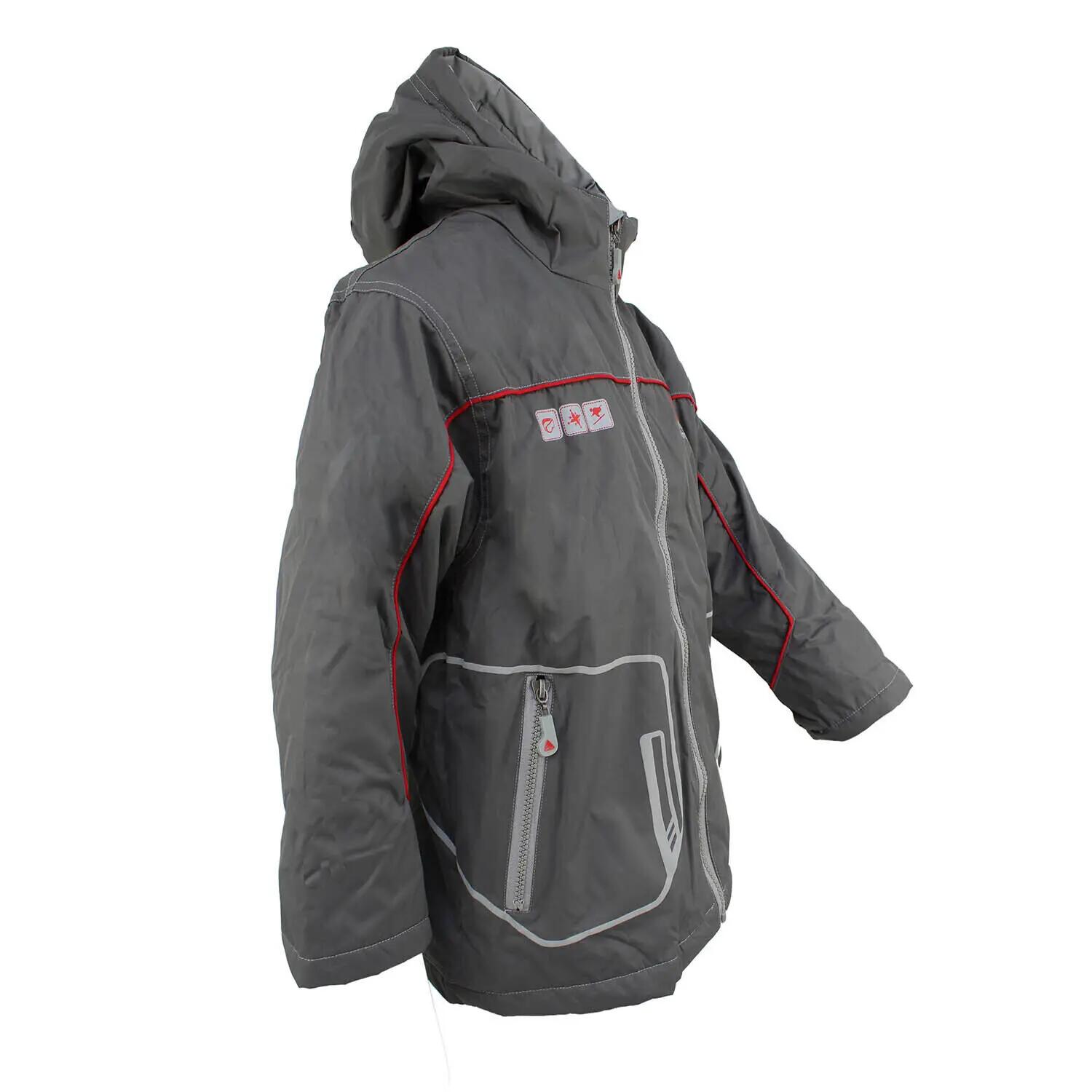 Giacca da sci per bambini Peak Mountain Eklato-Gris 3/3