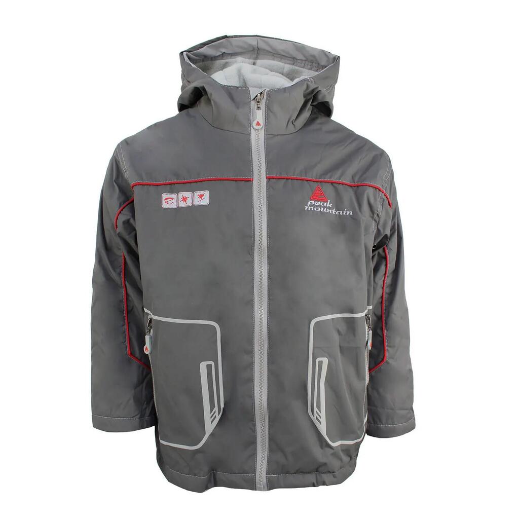 Children's ski jacket Peak Mountain Eklato-Gris