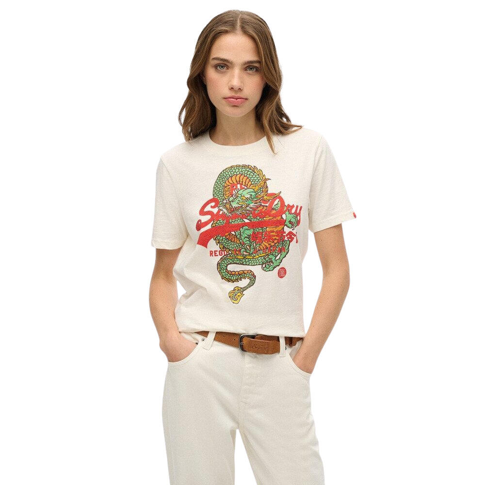 Women's casual T-shirt Superdry Vintage Logo Tokyo