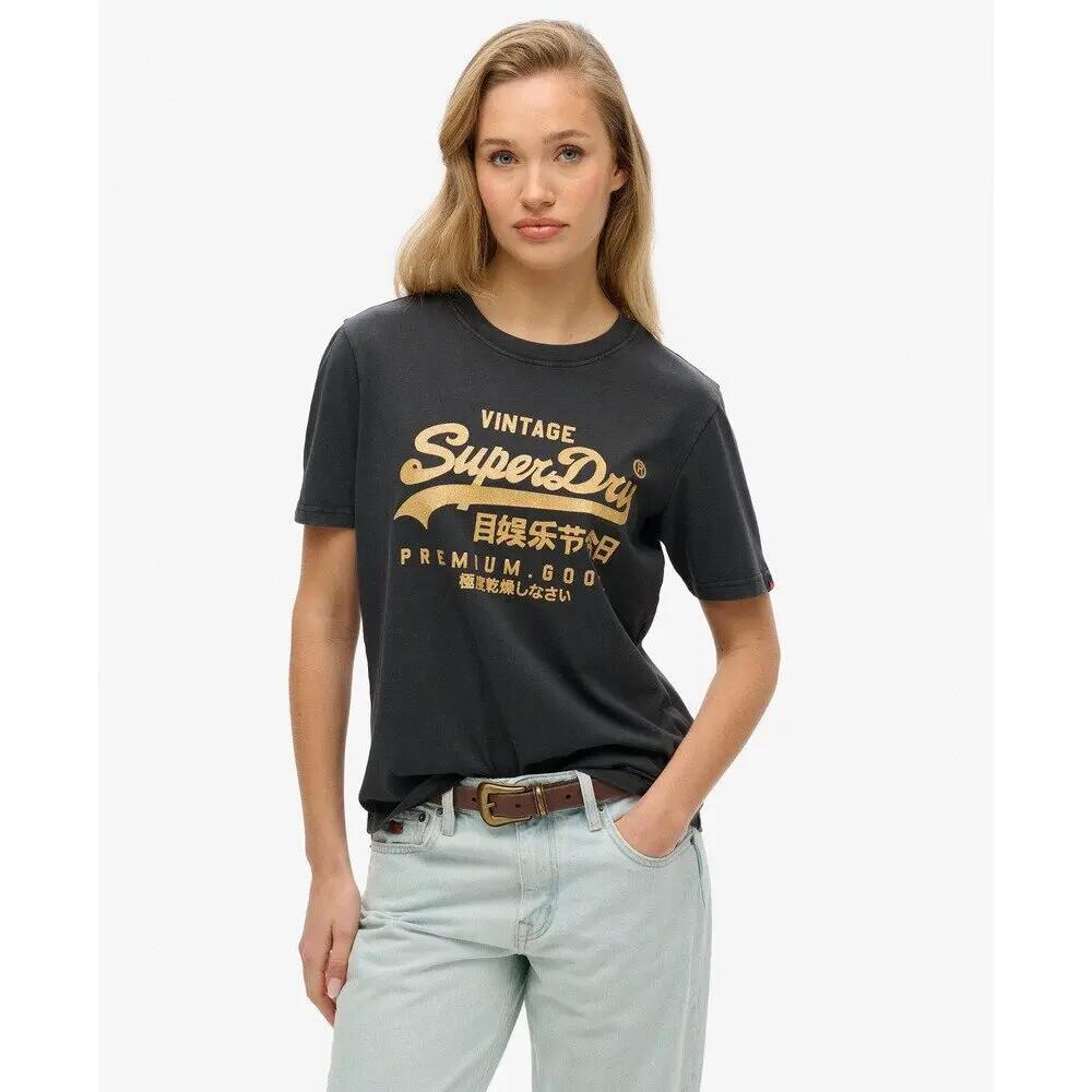T-shirt décontracté femme Superdry Vintage Logo 3/5