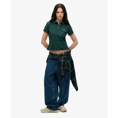 Damespolo superdry athletic essentials graphic