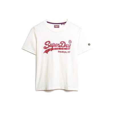 T-shirt met fantasielogo voor vrouwen superdry vintage