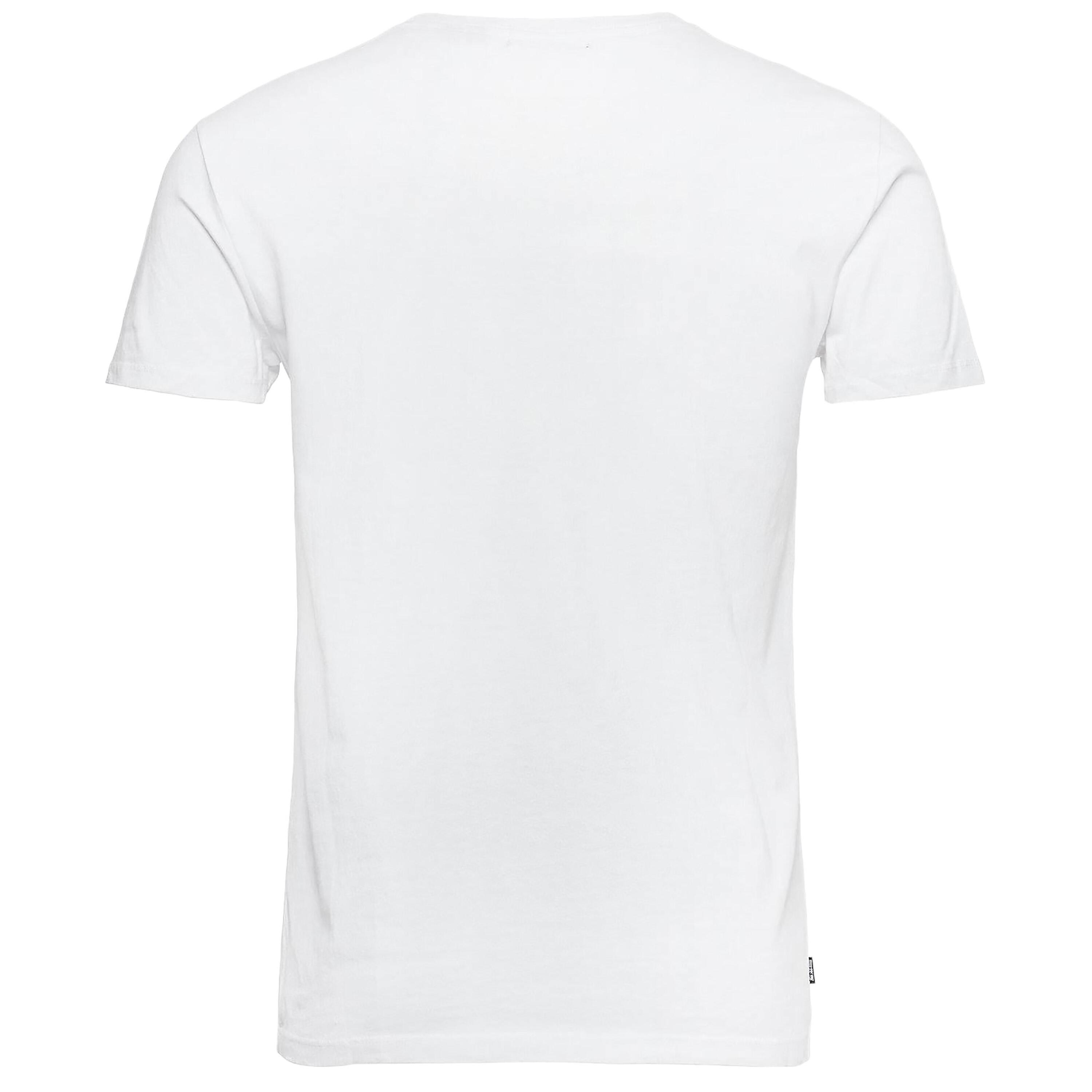 T-shirt classique à col Superdry V en coton bio 2/4
