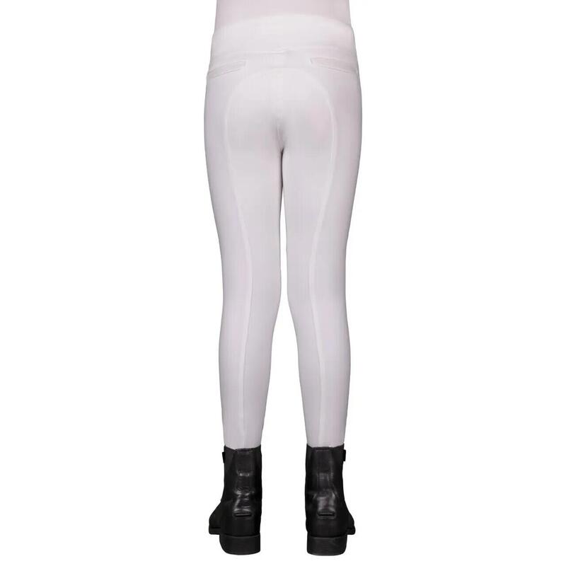 Legging echitație QHP Kae cu grip pentru copii