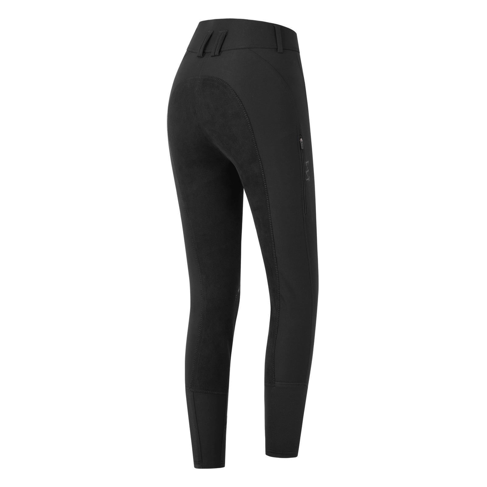 Pantalon équitation full grip taille haute femme ELT Oktavia Curved 3/5