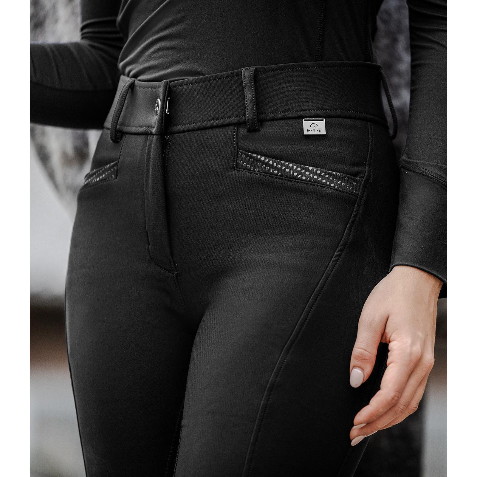 Pantalon équitation full grip taille haute femme ELT Oktavia Curved 5/5