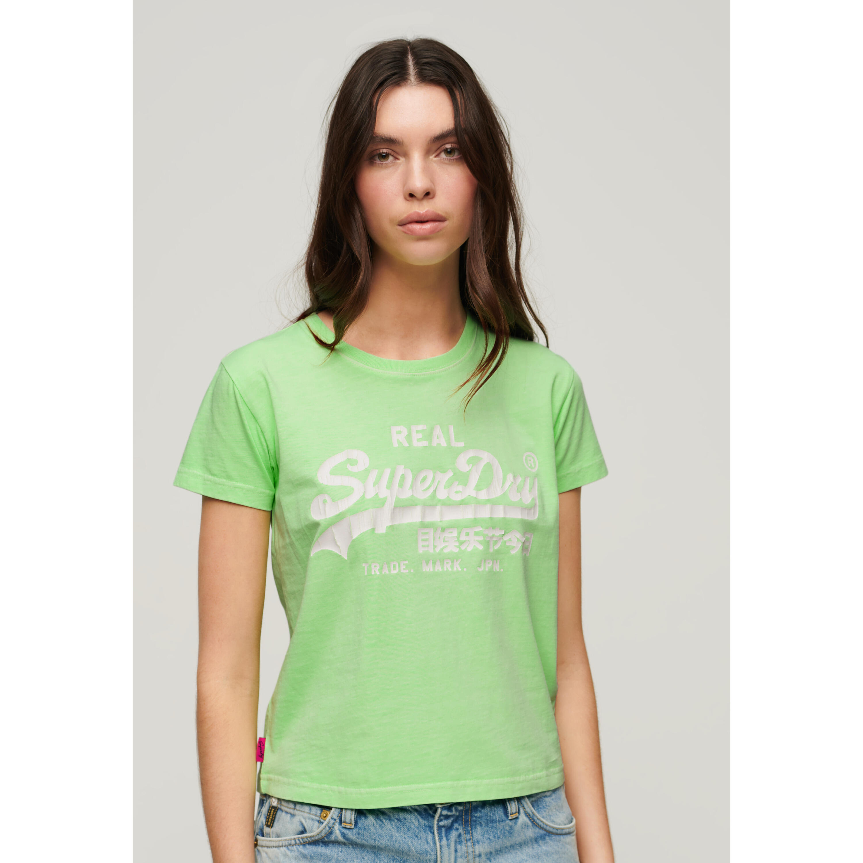 T-shirt ajusté à motif fluo femme Superdry 2/7
