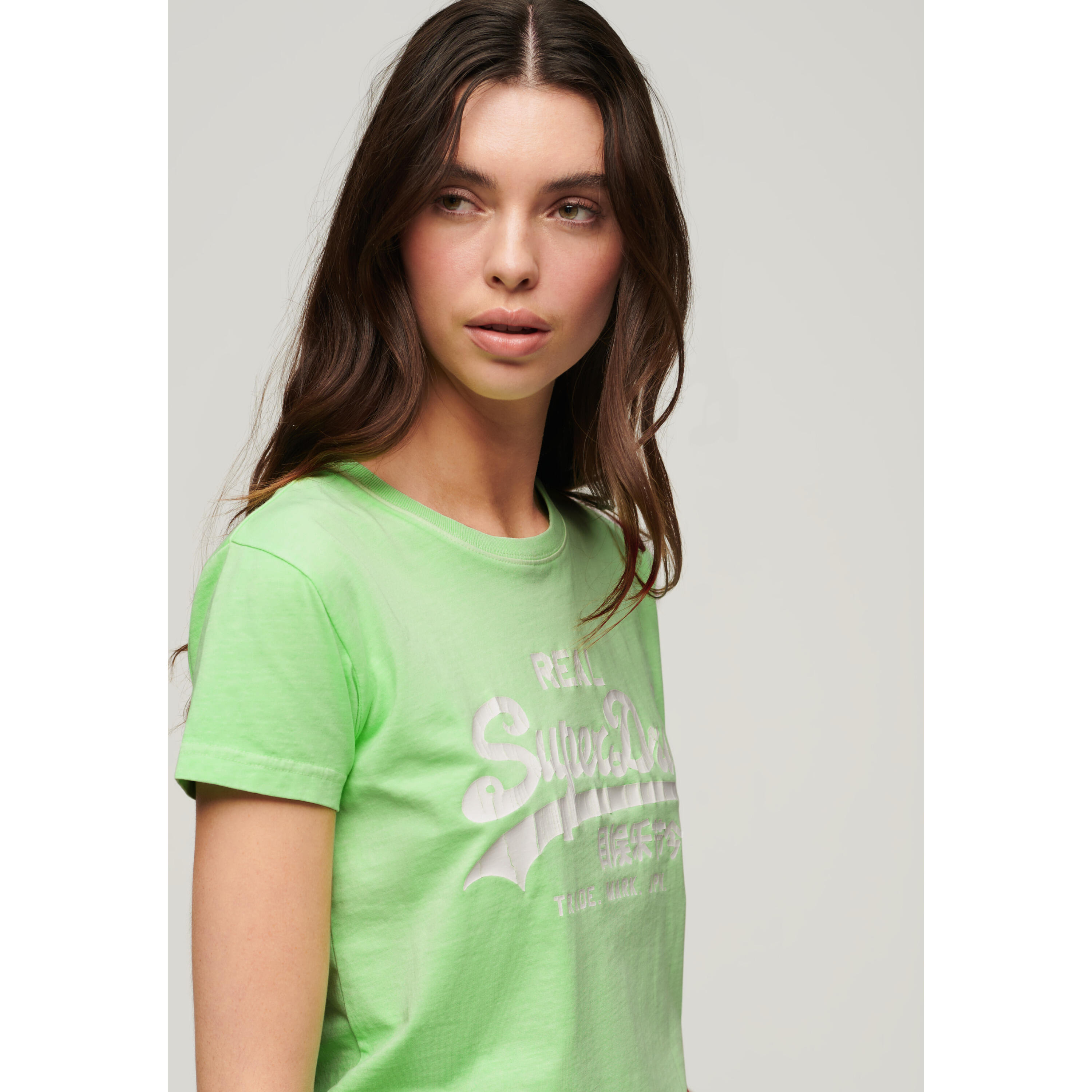 T-shirt ajusté à motif fluo femme Superdry 4/7