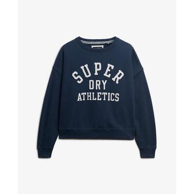 Sweatshirt met aangebrachte tekst voor dames superdry athletic essentials