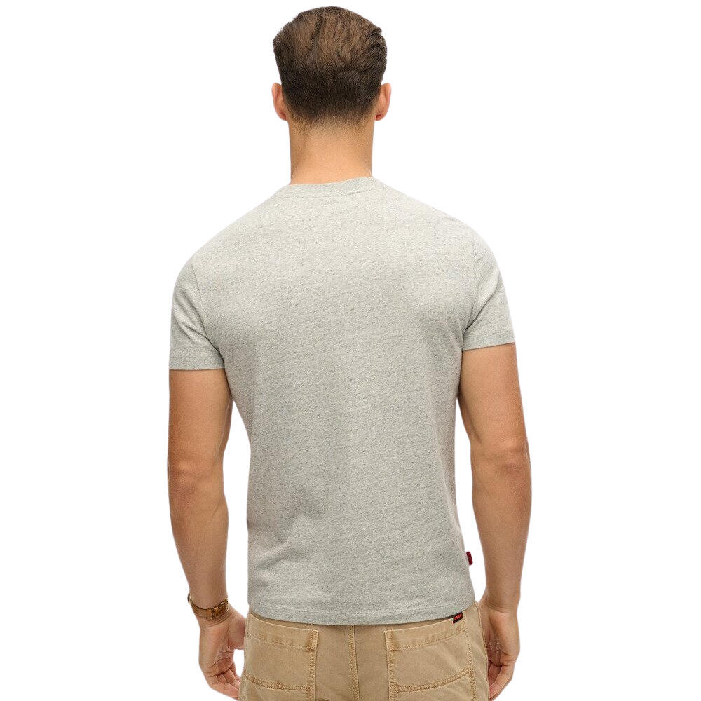 T-shirt Gris Chiné Homme Superdry Vintage M1011245A 4/7