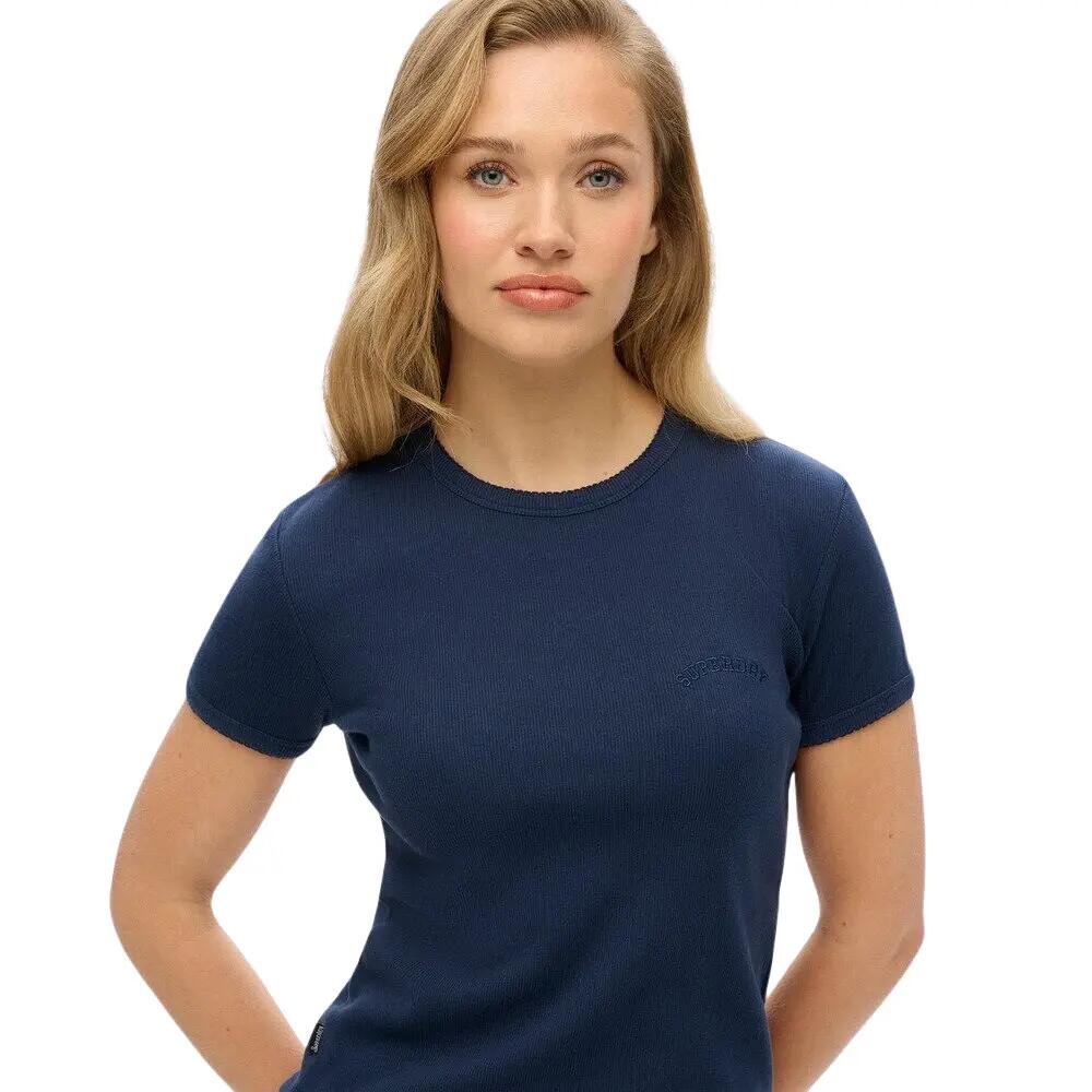 T-shirt côtelé à logo femme Superdry Athletic Essentials 4/4