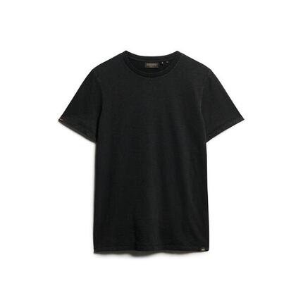 T-shirt col rond en coton slub