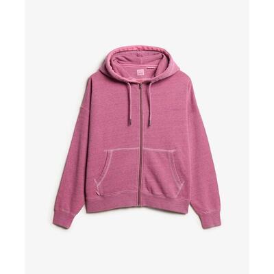 Geconfectioneerde hoodie met rits voor dames superdry logo essential