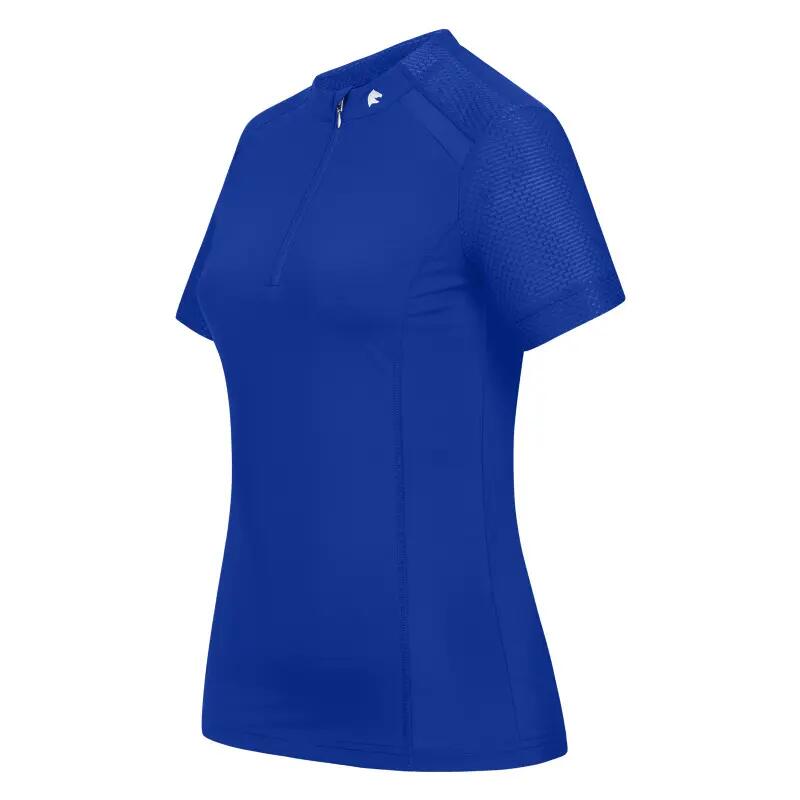Polo d'équitation technique zippé femme ELT Nancy 5/5