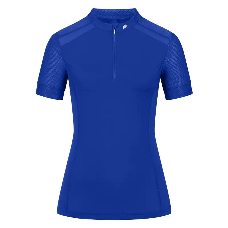 Women's technical zipped riding polo ELT Nancy