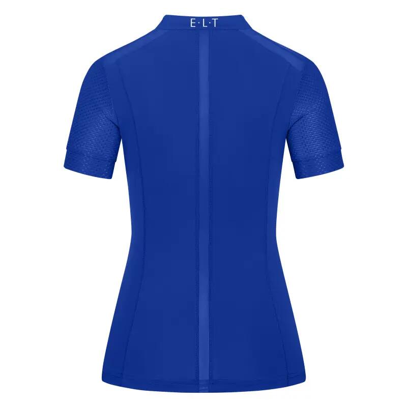 Polo d'équitation technique zippé femme ELT Nancy 4/5