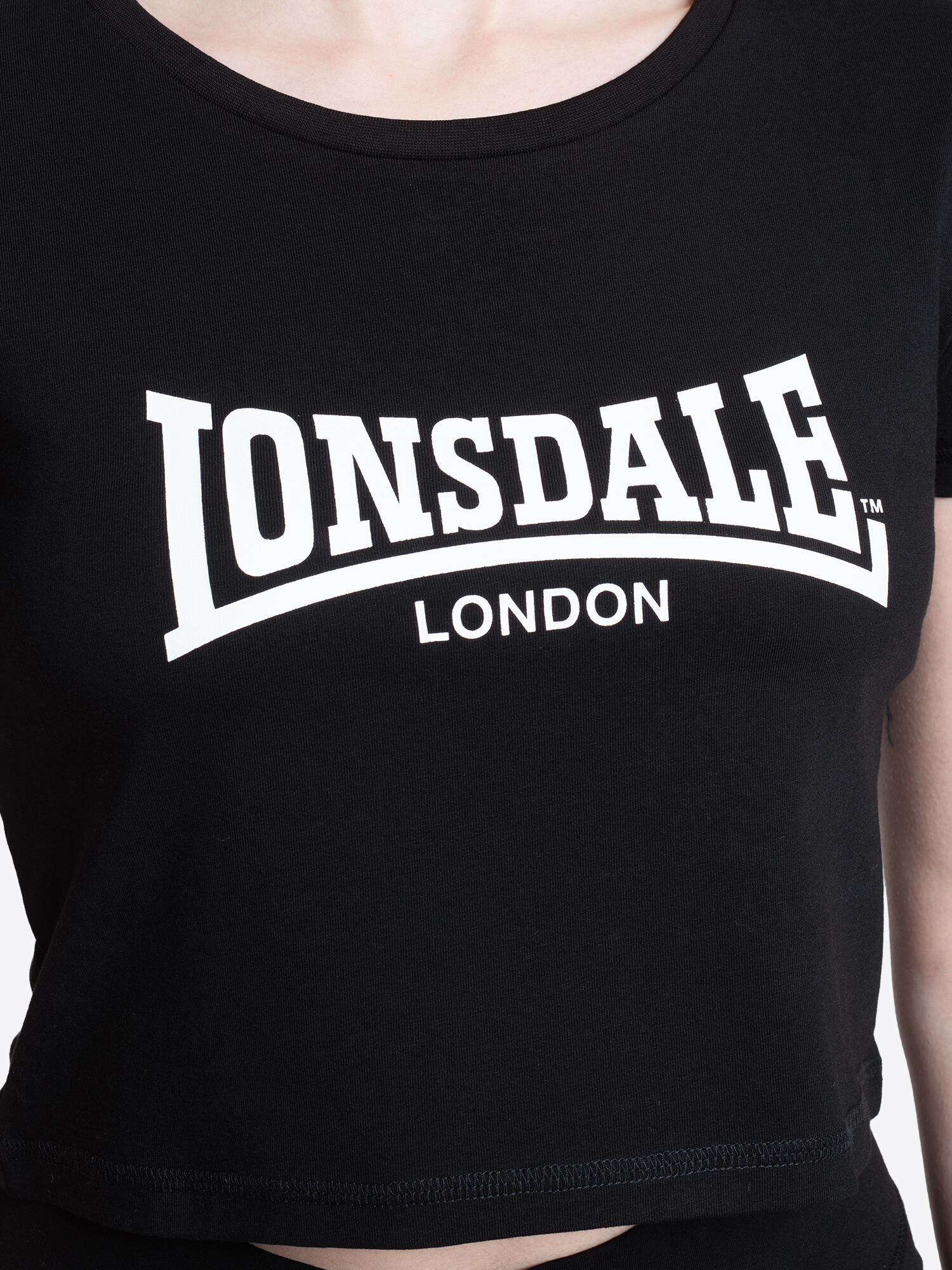 Conjunto de t-shirt e legging feminino Lonsdale Ixworth 6/7