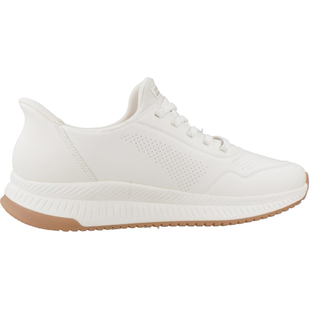 Zapatillas Mulher Skechers Bobs Squad 4 - Key Look Branco 4/7