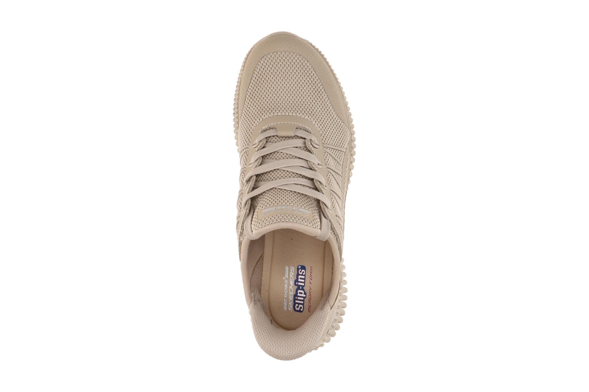Skechers Bobs Geo Sneakers Schuhe braun tan SLIP-INS 117413 6/7