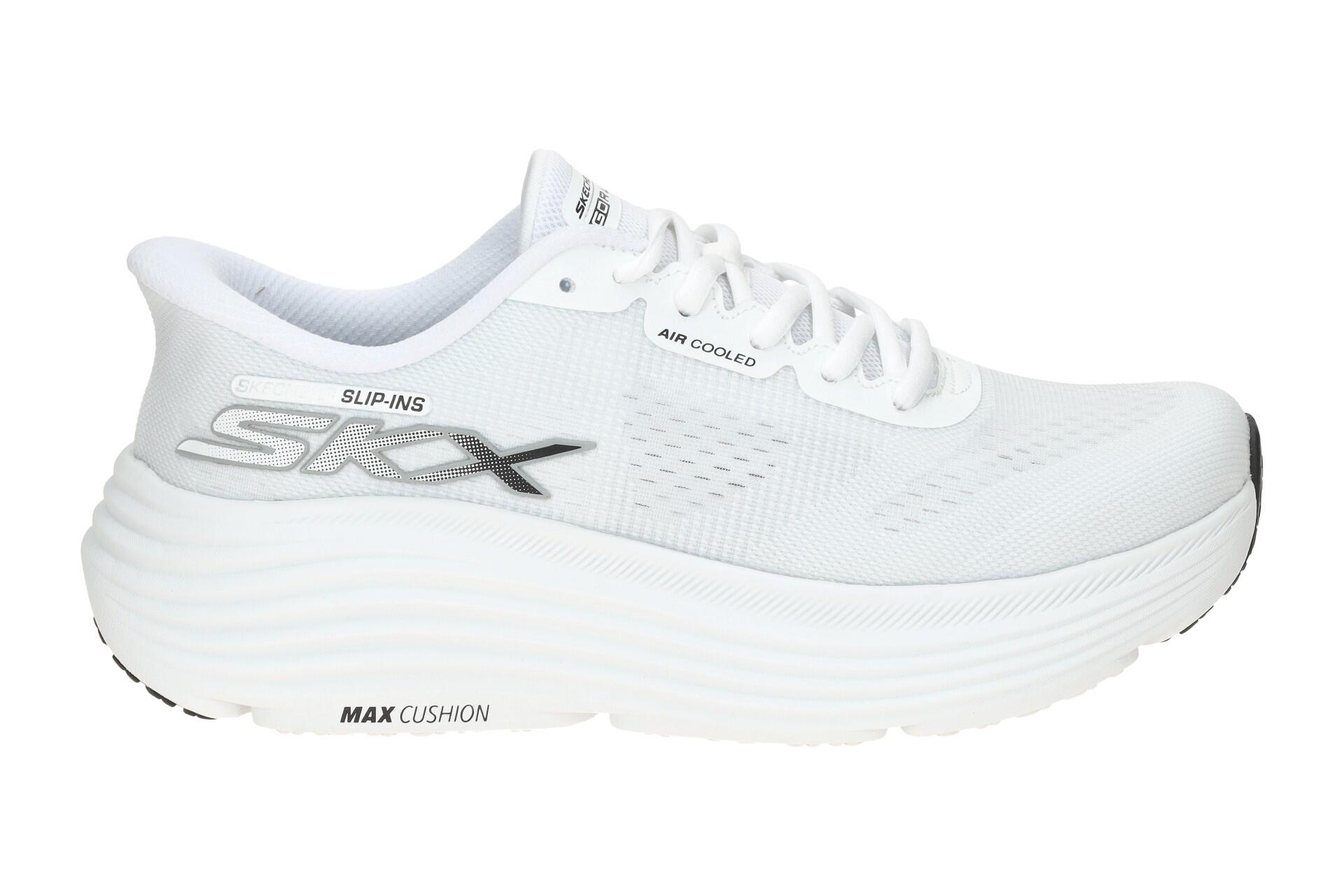 Skechers MAX CUSHIONING Schuhe weiß Damen Slip Ins 129473 2/7