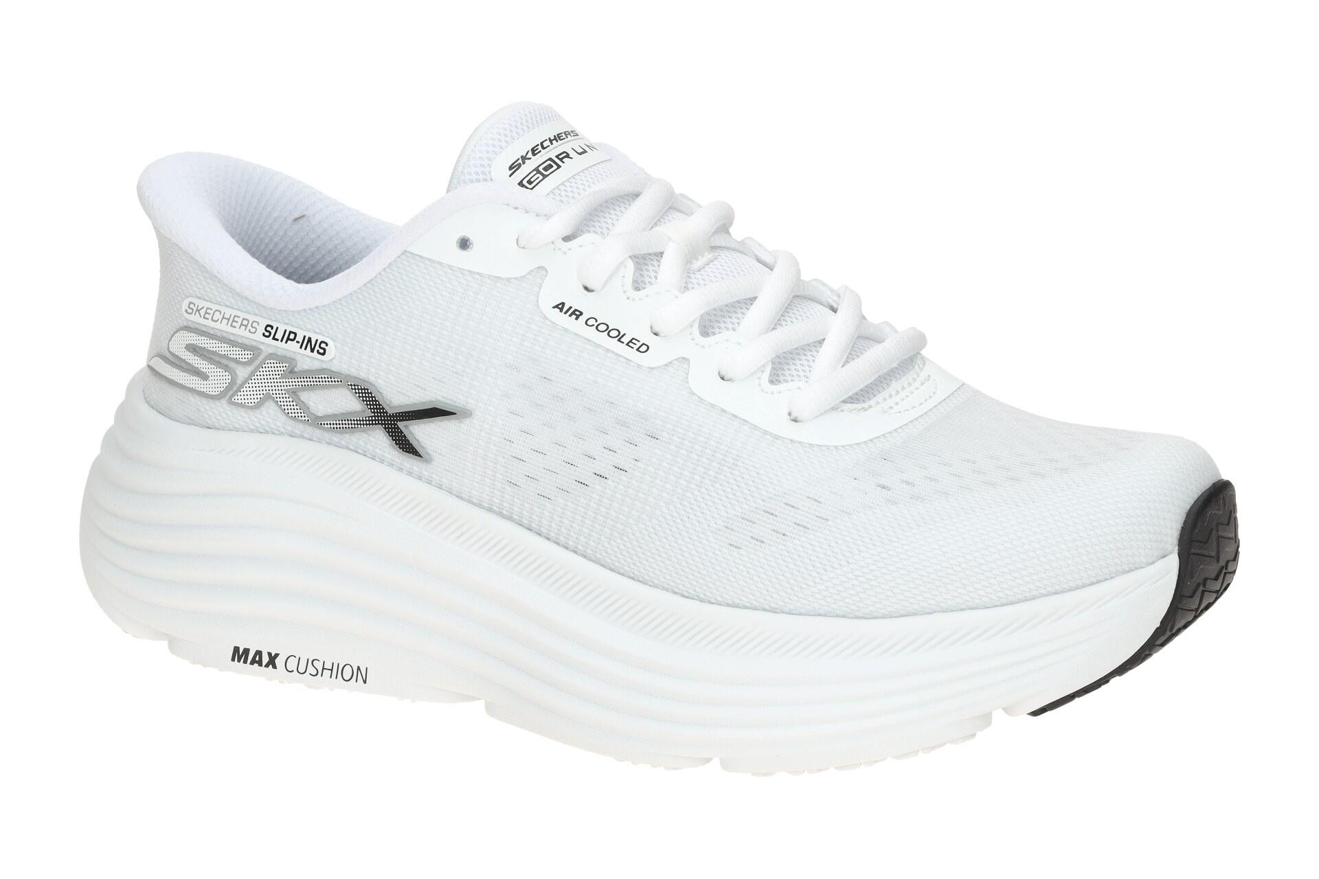 Skechers MAX CUSHIONING Schuhe weiß Damen Slip Ins 129473 1/7