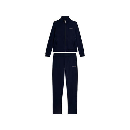 Survêtement avec fermeture éclair et col montant, logo perlé