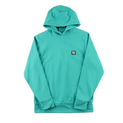 Tweedehands - heren turquoise hoodie - als nieuw