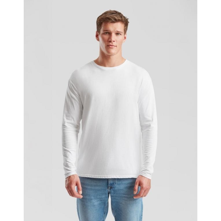 Klassisches Langarm-T-Shirt Fruit of the Loom Iconic 150 2/2