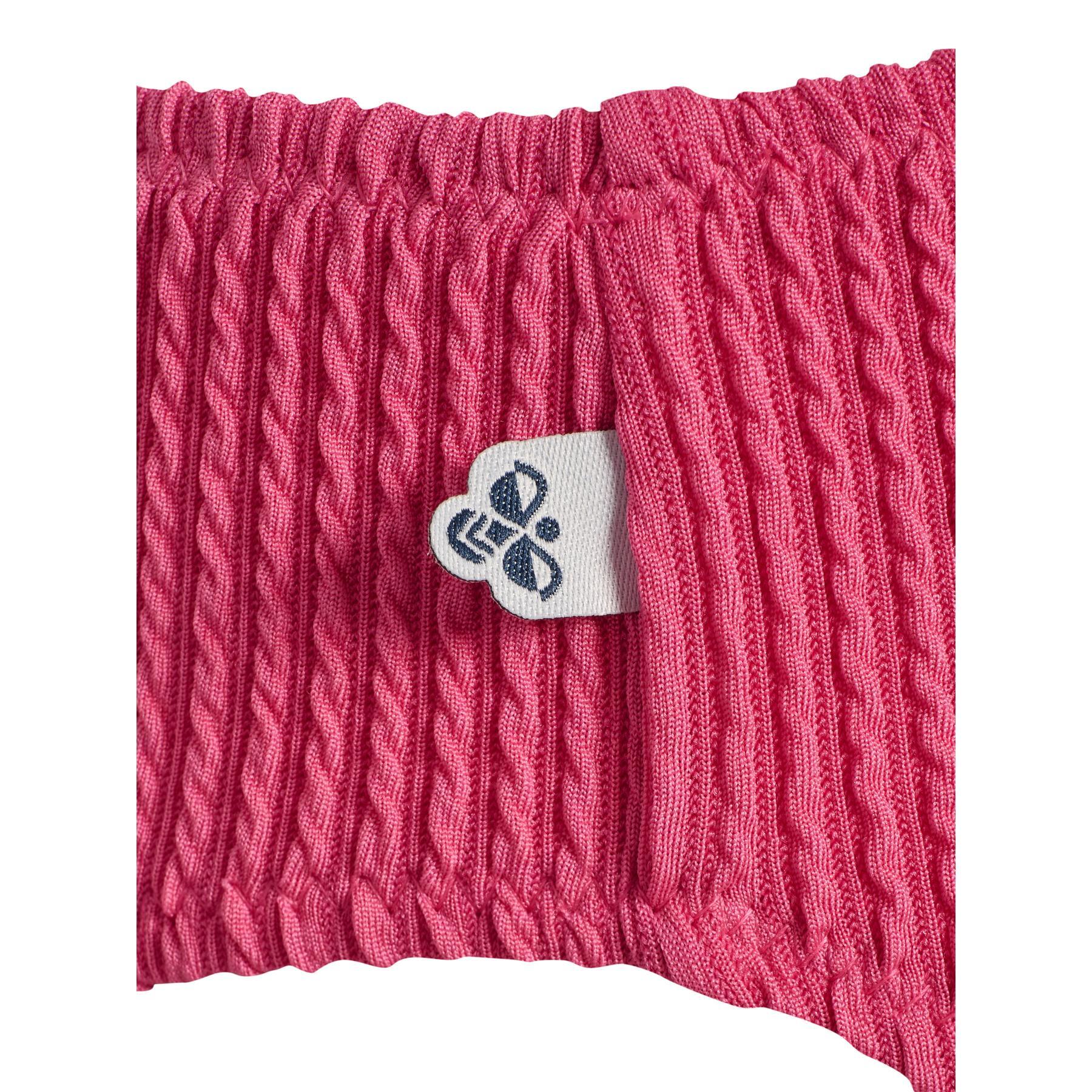 Costume da bagno due pezzi plissettato ragazza Hummel 4/5