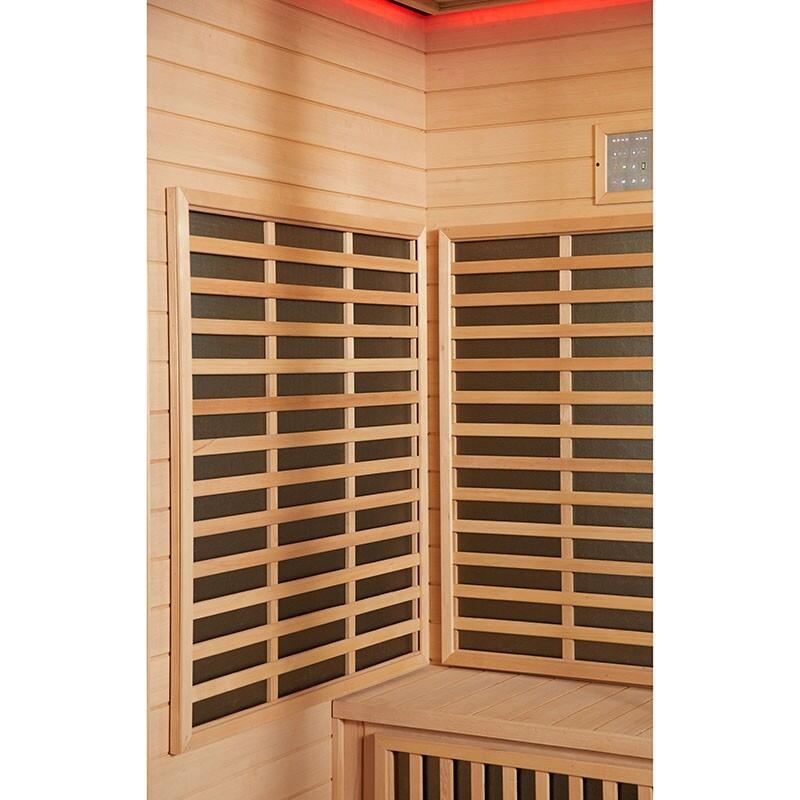 Combi Sauna Infrarouge Douche Hammam Boreal® IR-H-220G - gauche 3/7