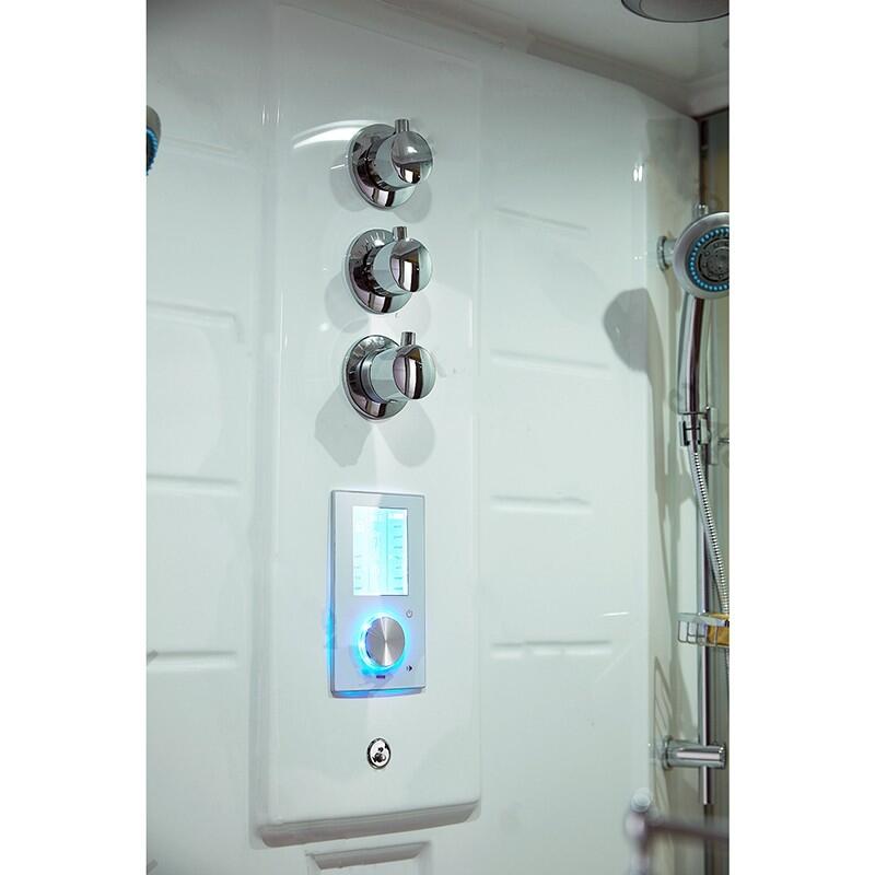 Combi Sauna Infrarouge Douche Hammam Boreal® IR-H-220G - gauche 7/7