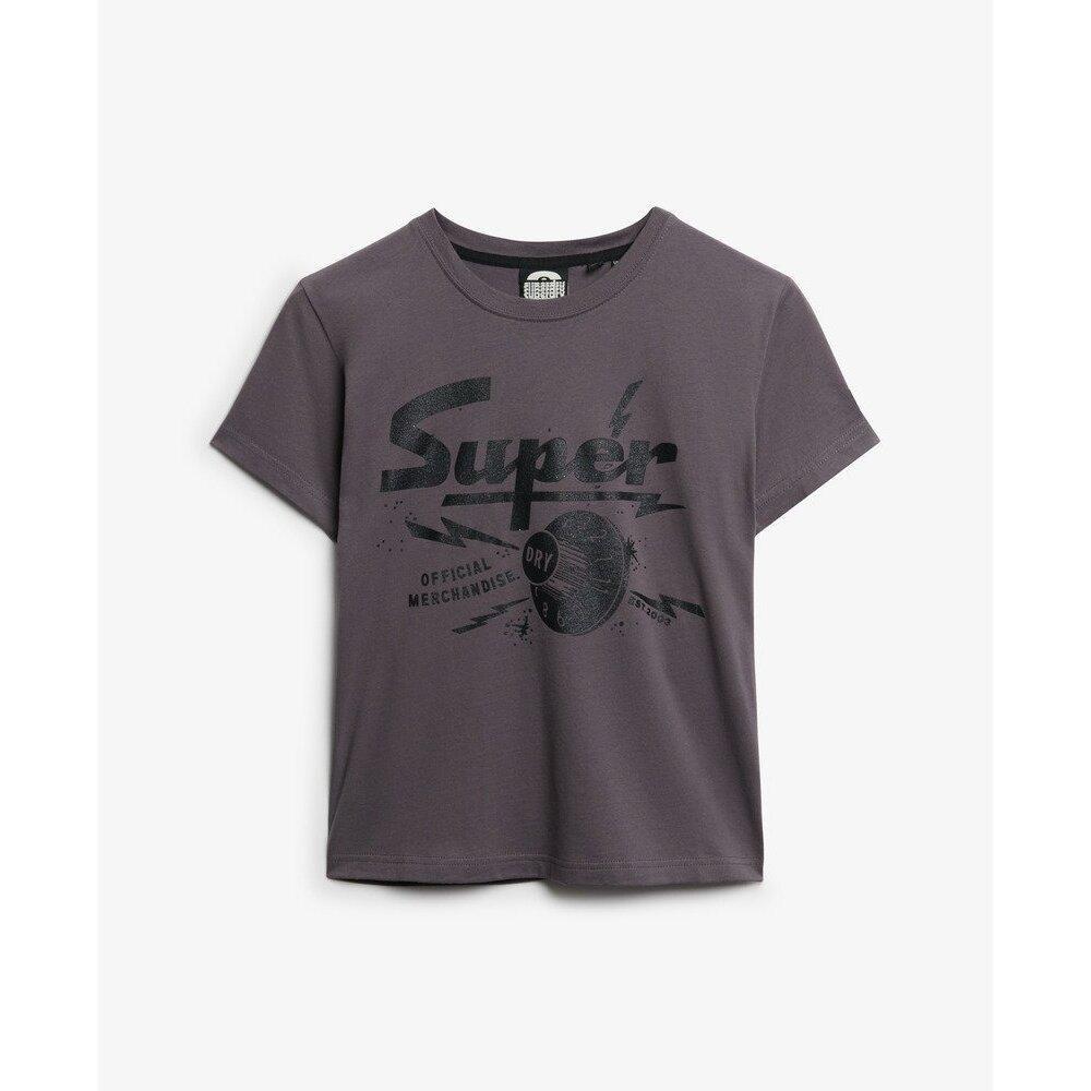 Superdry Maglietta Donna Con Logo Vintage EMB - Rosa - 100% Cotone Biologico - 4