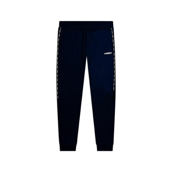 Pantalon de sport en coton avec insertion de logo