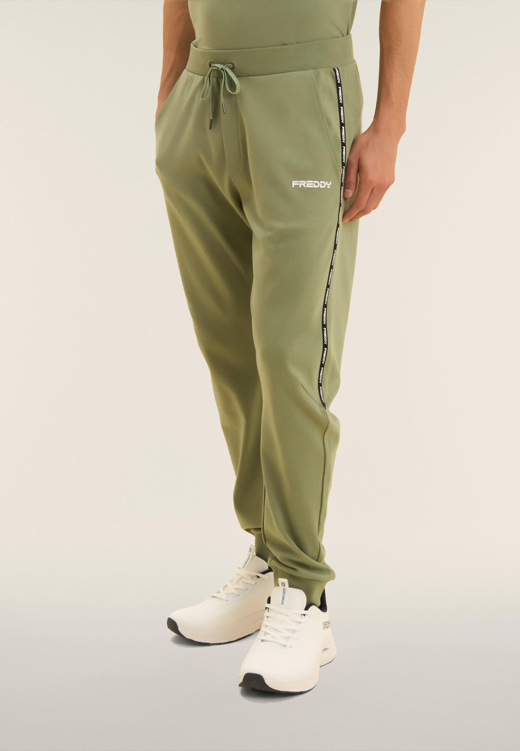 Pantalón deportivo de algodón con logotipo 2/4
