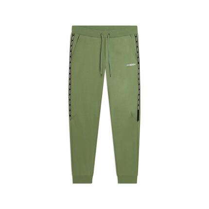 Pantalon de sport en coton avec insertion de logo