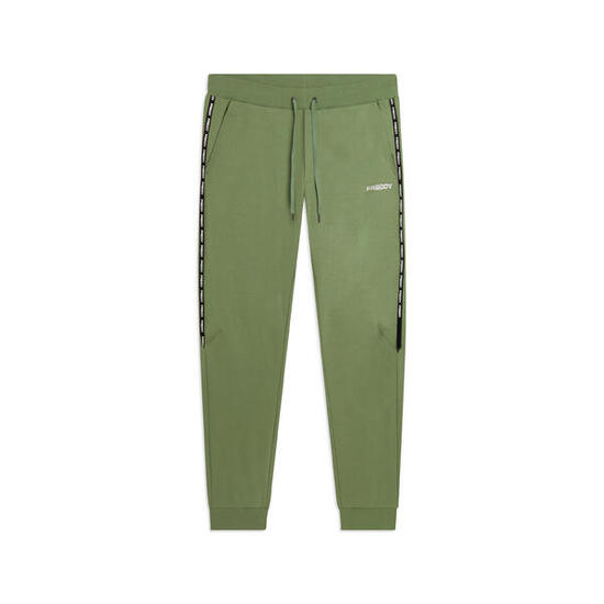 Pantalon de sport en coton avec insertion de logo