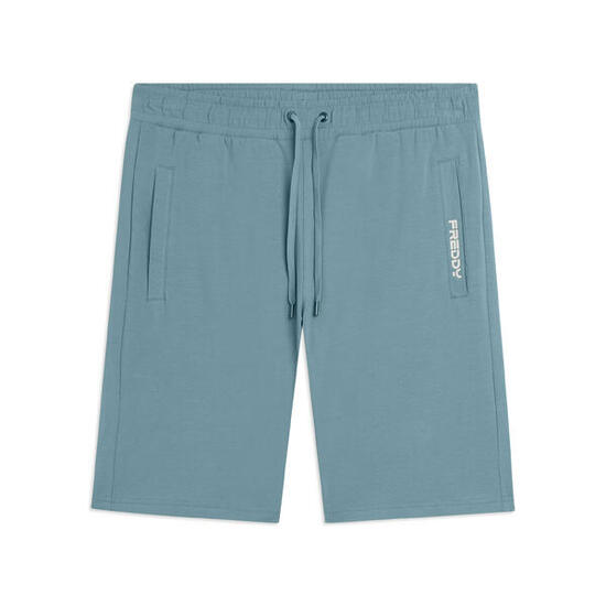 Pantalon court en jersey élastique avec poche